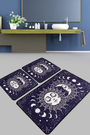 Mijölnir Juego de alfombrillas de baño Multicolor de 3 piezas